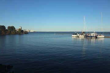 Fototapeta premium boats in the harbor