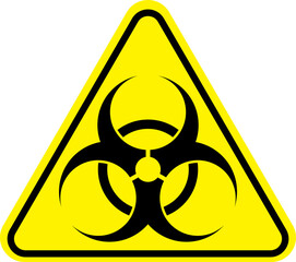 Biohazard Warning Sign Vector SVG