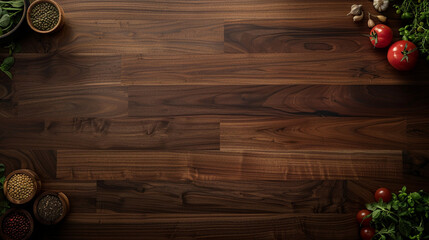 Dark, Walnut Butcher Block Kitchen Countertop - Deep Brown Wood Tones and Prominent Grain Patterns - Interior Design Mood Board Inspo 