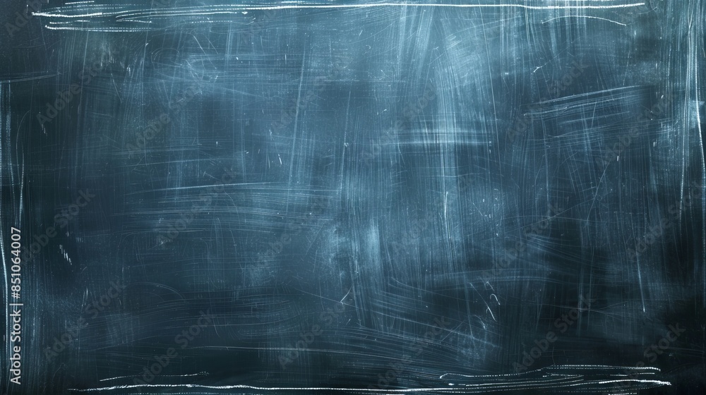 Poster empty chalkboard surface showing signs of erasure as background