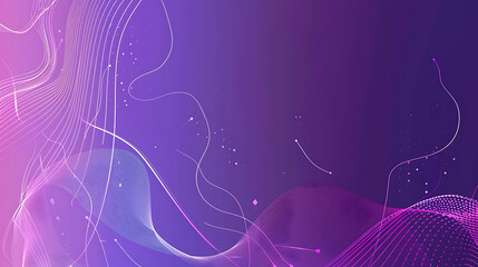 Delicate Neon Lines Abstract Background