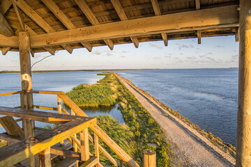 Liepaja Horse Island Birdwatch Tower. Liepaja zirgu sala.