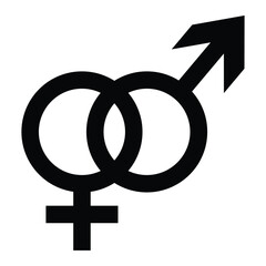 Set of gender icon symbol collection . Vector Illustration.