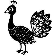 peacock illustration