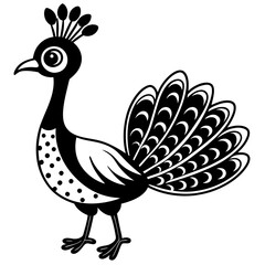 peacock illustration