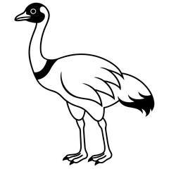 illustration of a crane