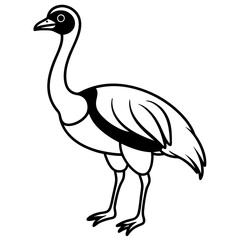 illustration of a cartoon crane