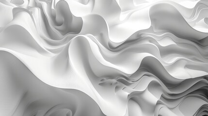 Fototapeta premium Abstract White Background with Elegant, Flowing Patterns in High Resolution