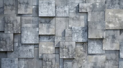 Abstract Grey Concrete Wall Pattern