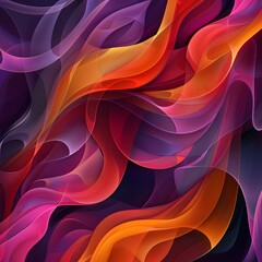 Abstract Swirls of Color