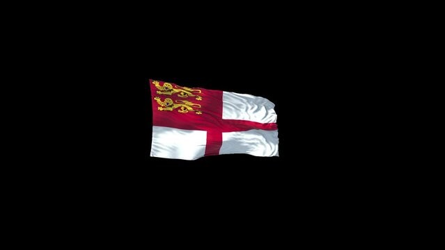 Sark flag with alpha