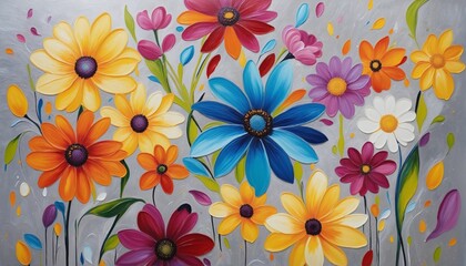 Obraz premium Vibrant Tapestry of Colors and Emotions