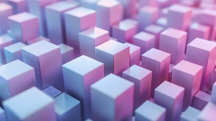 Obraz premium Abstract 3D Geometric Shapes Background