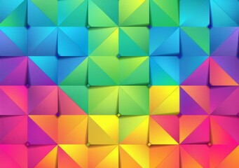 Obraz premium Abstract Colorful Geometric Pattern