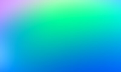 Abstract blurred background image of blue, green, pink colors gradient used as an illustration. Designing posters or advertisements.