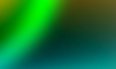 Abstract blurred background image of blue, green colors gradient used as an illustration. Designing posters or advertisements.