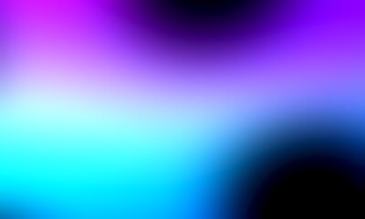 Abstract blurred background image of blue, purple colors gradient used as an illustration. Designing posters or advertisements.