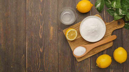 クエン酸・イメージ｜クエン酸(粉末)とレモン