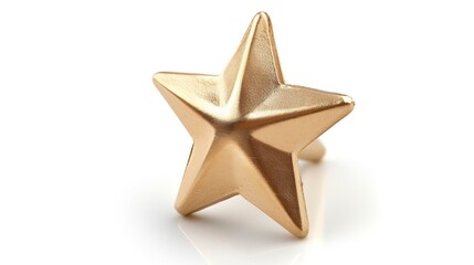 Obraz premium A gold star with a shiny surface