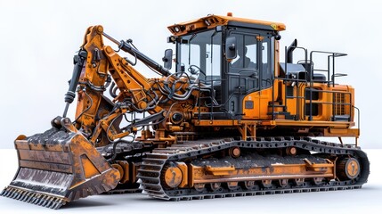 Obraz premium Heavy Duty Excavator With a Powerful Arm