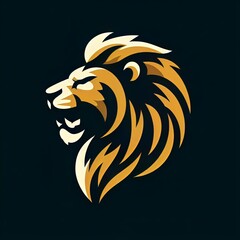 Obraz premium Animal logo, Cute mascot, Vector illustration, Wildlife emblem