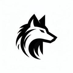 Obraz premium Animal logo, Cute mascot, Vector illustration, Wildlife emblem