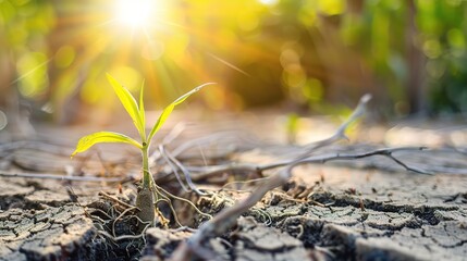 Surviving the Scorch: A Harsh Reality of Drought-Stricken Landscapes and Intense Solar Radiation