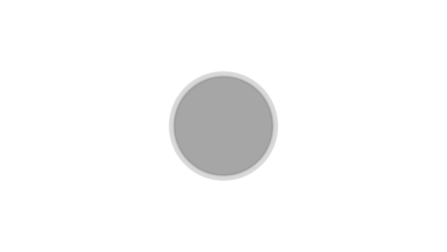 Gray round circle geometric ball shape line art vector icon for apps and websites  Label Circle Gray White Icon Transparent Variations