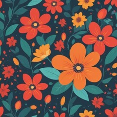 seamless floral background