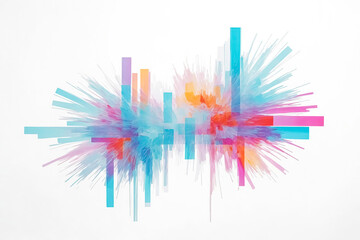 Obraz premium Abstract Colorful Explosion