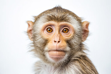 Obraz premium Close-up of a Curious Monkey's Face