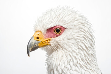 Fototapeta premium Close-up of a white bird's face