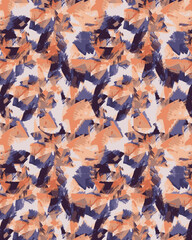 Watercolor patches brush strokes pattern