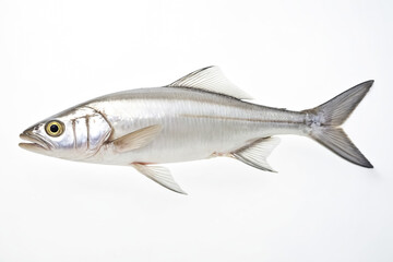 Obraz premium Silverfish on a White Background