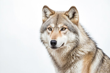 Obraz premium Close-up of a Wolf's Face