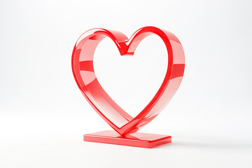 Red Heart Sculpture