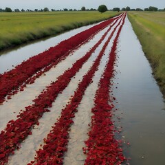 dutch windmill in the country