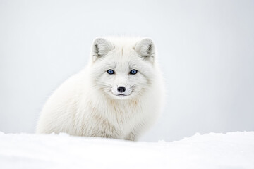Arctic Fox in Winter Wonderland