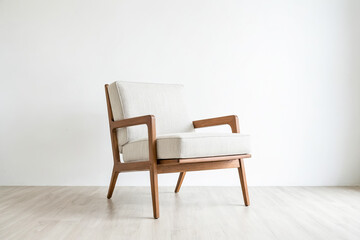Modern Armchair in Minimalist Interior
