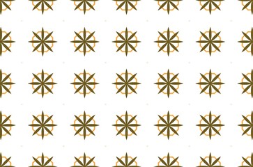 A pattern of brown and white circles