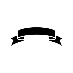 Ribbon banner icon template