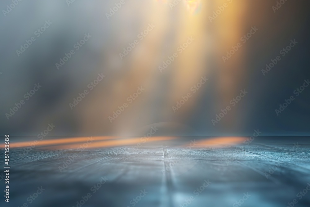 Poster abstract blurred background with light rays and gradient colors, studio room. abstract blurred backg