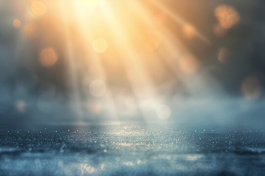 Abstract blurred background with light rays and gradient colors, studio room. Abstract blurred background with light beams and gradient color