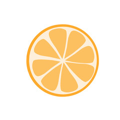 Vector orange flat icon