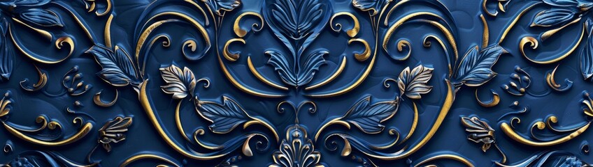 Blue color book cover pattern