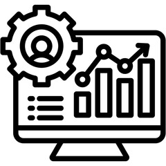 Human Resources Metrics Icon
