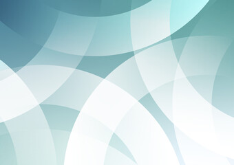 Obraz premium Green circle abstract line pattern presentation background