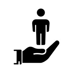 social care icon vector design illustration template