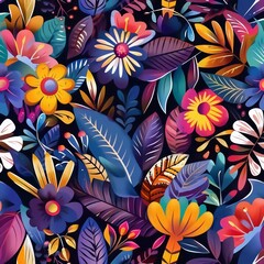 Abstract floral background. For printing on textiles, wrapping paper, postcards, notebooks and other purposes which is very beautiful and amazing