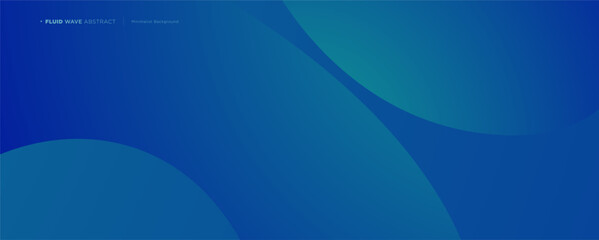 3D blue and green geometric fluid abstract background. Minimalist modern graphic design element cutout style concept for banner, card, or brochure cover